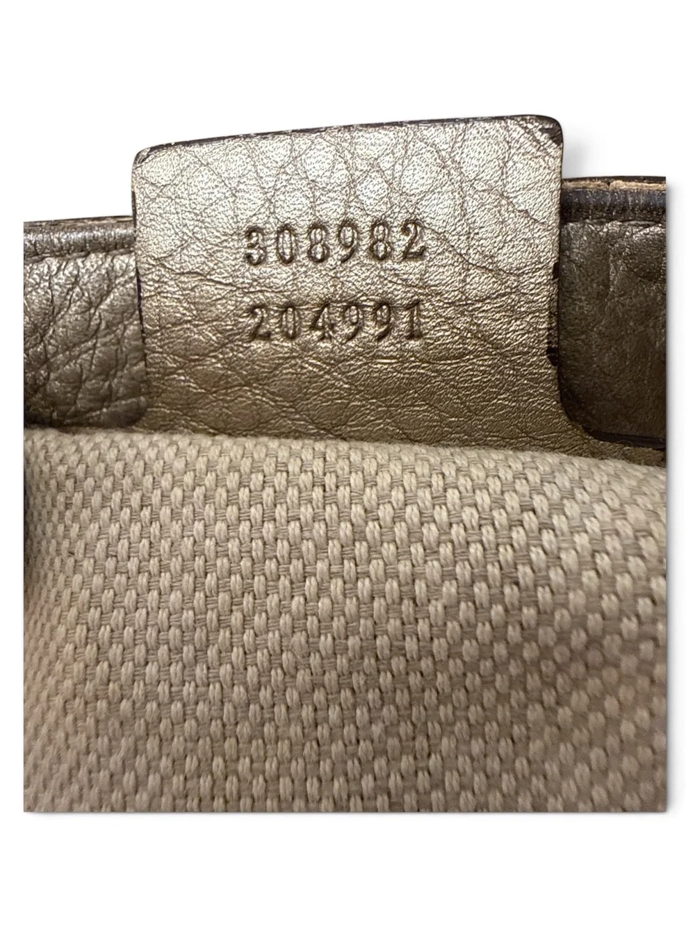 RARE METALLIC GOLD GUCCI SOHO CHAIN SHOULDER BAG